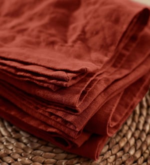 Paprika 100% Linen Napkins