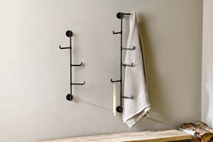 nkuku Aniko Wall Mounted Hook | Storage | Large | Iron