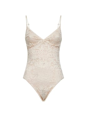 ZIMMERMANN | Cream lace sleeveless bodysuit | Women | 3