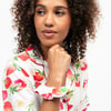 Pippa Strawberry Printed Jersey Scrunchie - ONESIZE