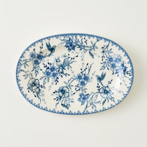 Bleu Blanc Porcelain Serving Platter