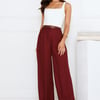To Be Seen Pants Maroon