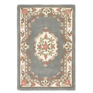 Shensi Aubusson Rug in Grey - 150x240cm