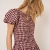 Pink Gingham Haven Mini Dress