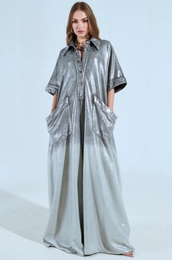 AKIRA Life Goes On Ombre French Terry Jumpsuit | Size Large/XL