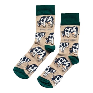 Save the Cows Bamboo Socks | UK Adult 4-7