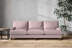 nkuku Marri Sofa | Make To Order | Super Grand | Recycled Cotton Lavender