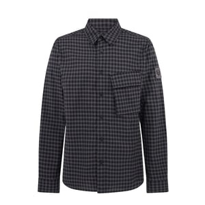 Belstaff Scale Shirt Black / Tornado Grey