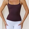 BASE Supersoft Sculpt Cami Top Chocolate