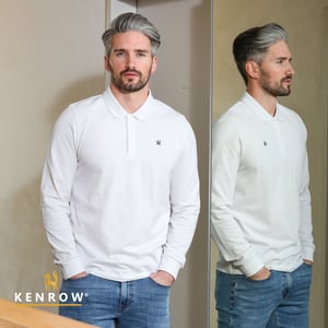 Kenrow Brodie L/S Polo White
