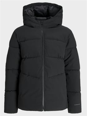 Jack & Jones Junior Global Puffer Jacket - Black - XLB