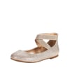 DREAM PAIRS Elastic Closed Toe Flats with Ankle Strap