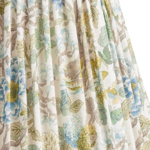 30cm straight empire shade in willow Little Magnolia linen by GP & J Baker