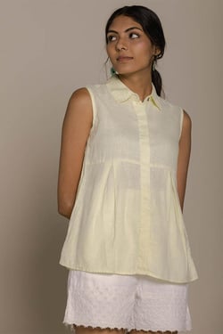 The Summer Haze Shirt - Butter Lemon / XL