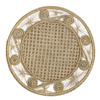 Caracol Handwoven Iraca Placemat - Solid Color / Light Green