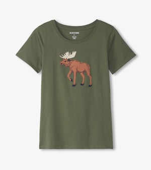 Women's Wild Moose Pajama T-Shirt