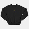 Tiny Embroidered Bumble Bee Kids Sweatshirt (Unisex)