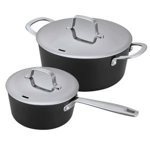 4-Piece Pot Set with Lids