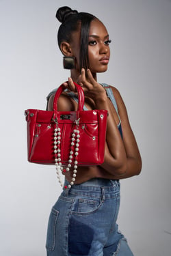 AKIRA Bling Pants & Bag Chain