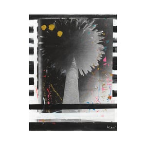 Palm Stripe No. 2 Mixed Media Photograph