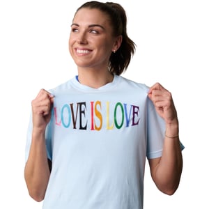 Unisex USMNT Love is Love Pride Blue Tee / 3X