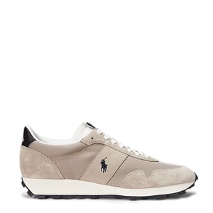 Polo Sport PRL Trail 125 Suede-Panelled Trainer Milkshake / Black
