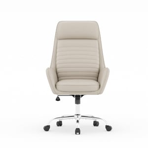 Colamy ELLIS Study & Home Office Swivel Chair with Casters - Khaki