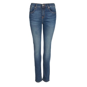 Barbour Womens Essential Slim Jeans Reg Leg Worn Blue