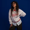 Ladies U.S Soccer Uscape Cream Script Sweater / S