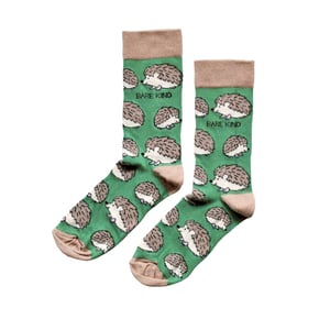Save the Hedgehogs Bamboo Socks | UK Adult 4-7