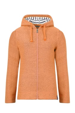Weird Fish Chicoa Full Zip Macaroni Hoodie Apricot Size 8