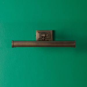 Larger Pitcheroo picture light in bronze