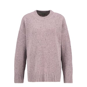 Barbour Womens Lavensdale Crew Knitted Jumper Pink Blush