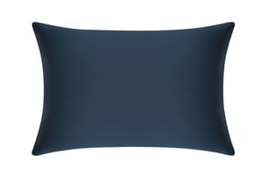 Midnight Blue Pure Silk Pillowcase - Standard / Without