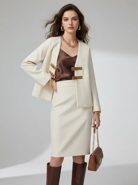 Faux Leather Blazer, Chelsea | Women - BYMANYC ® New York