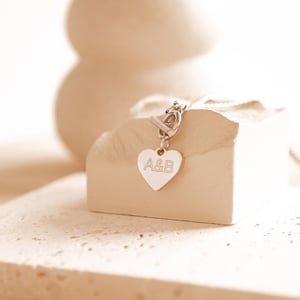 Personalized T-Bar Heart Pendant Necklace Waterproof