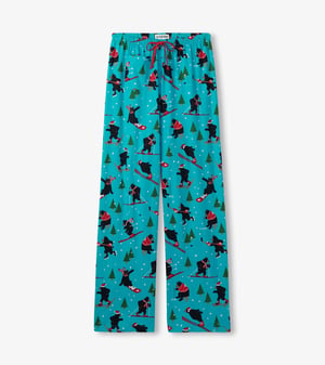 Women's Wild Winter Sports Cotton Pajama Pants