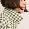 Green Gingham Boxy Jacket