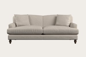 nkuku Deni Large Sofa | Make To Order | Brera Linen Natural | No Colour