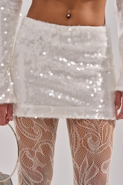 AKIRA You And Me Sequin Mini Skirt | Size 2X