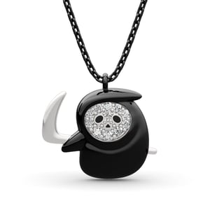 Jeulia "Soul Harvester" Sterling Silver Necklace