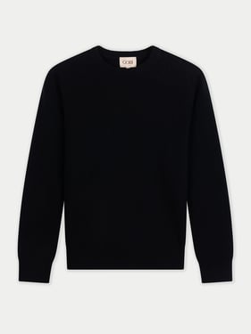 Timeless Cashmere Crewneck Sweater - XL / Black / WK1064-1481/0000