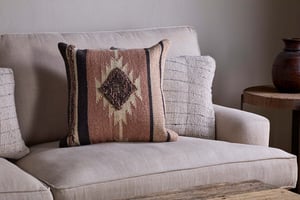 nkuku Tussi Mara Cushion Cover | Textiles | Dusty Pink | 50 x 50 cm