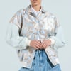 AKIRA Aliya Brocade Bomber Jacket | Size Large