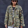 Vintage M65 Military Field Jacket in Tiger Camo