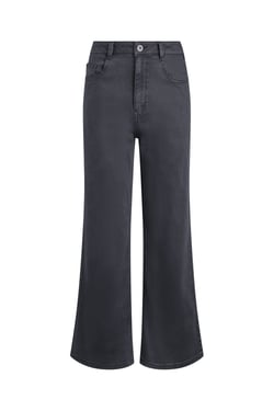 Weird Fish Cora Wide Leg Jean Black Size 12