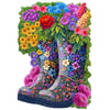 Wonderful Wellingtons - Vine Puzzle Cut