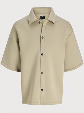 Jack & Jones Biarritz Scuba Shirt - Crockery - XL