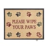 Wipe Your Paws Beige Washable Doormat - 65x85cm