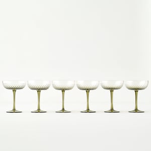 Bubble Hobnail Martini Glass (Set of 6)